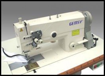 GEMSY GEM872S-M Machine à coudre industrielle double entrainement par pied